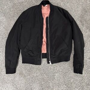 Women’s H&M Black Bomber Jacket